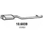 ASSO 10.6039 Uitlaat middendemper