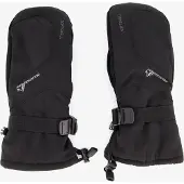 Mountain Peak softshell unisex skiwanten zwart maat L
