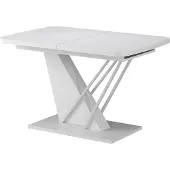 Vicco Eettafel Fenaro, Wit, 120-160 x 80 cm uitschuifbaar