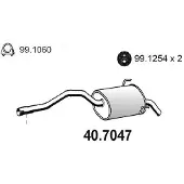 ASSO 40.7047 Einddemper