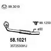 ASSO 58.1021 Voorpijp