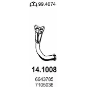 ASSO 14.1008 Voorpijp