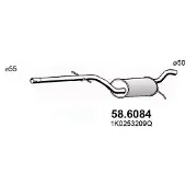 ASSO 58.6084 Uitlaat middendemper