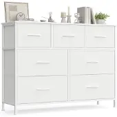 Songmics Commode met Stoffen Laden voor Geordende Opbergruimte