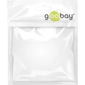 Goobay Audio Adapter - microconnect - 2x3.5mm-3.5mm - M/F - 0.4m - zwart