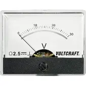Voltcraft AM-60X46/30V/DC AM-60X46/30V/DC Inbouwmeter AM-60X46/60 V/DC 30 V Draaispoel