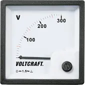 Voltcraft AM-72x72/300V AM-72x72/300V Analoge inbouwmeter AM-72x72/300 V 300 V Draaispoel