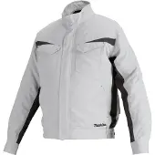 Makita DFJ213Z3XL Accu-klimaatjack maat 3XL Maat: 3XL Grijs