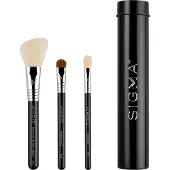Sigma Beauty Essential Trio Brush Set Black