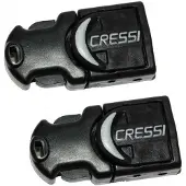 Cressi Rondine A/reaction/frog Plus Fin Buckle Zwart
