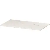 Ink Topdeck 45 Topblad Keramische Slab - 80x45x1cm - Calacatta Mat - Badkamermeubels, Wastafelbladen - 8718835130688