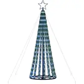 vidaXL LED-kerstboom 275 LEDs 180 cm blauw