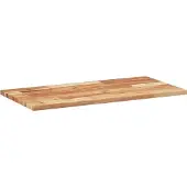 vidaXL Wandschap zwevend olieafwerking 100x40x2 cm massief acaciahout