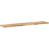 vidaXL Wandschap zwevend olieafwerking 140x30x2 cm massief acaciahout