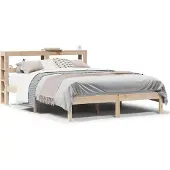 vidaXL Bedframe zonder matras massief grenenhout 140x200 cm
