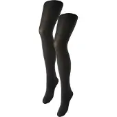 Pieces Fijne panty 'New Nikolone' zwart
