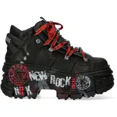 New rock punk goth leren laarzen-WALL106-C9