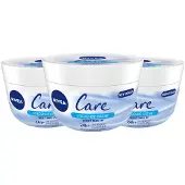 Nivea Care Bodycrème - Crème Voor gezicht, handen en lichaam - 24 uur lang intensieve voeding - Voordeelverpakking: 3 x 200 ml