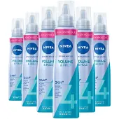 Nivea Volume Care Styling Mousse - Haarmousse - Bevat Hydraterende Vitamine B3 - Haarverzorging - Voordeelverpakking -6 x 150 ml