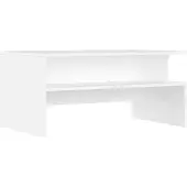 vidaXL Salontafel 90x55x42,5 cm bewerkt hout wit
