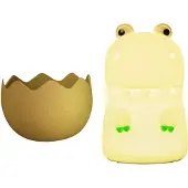 MEGA Light Tafellamp Diggy Dino, dimbaar, wit / opaal, Kinderkamer, Kunststof, Tafellamp