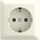 Abb Busch-Jaeger Busch-Jaeger 20EAPBJ-522 Wandcontactdoos - Opbouw - Creme