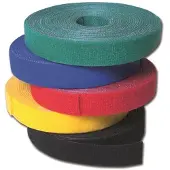 Logilink Klittenband 16mm zwart 4m op rol