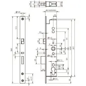 Nemef ABLOY paniekdeurslot EL260 45mm PC92
