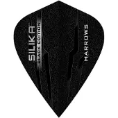 Harrows Silika Black Kite Tough Crystalline Coated - Dart Flights