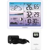 Meteo Weerstation - binnen/buiten temperatuur - luchtvochtigheid - ingebouwde barometer