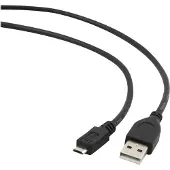 Gembird Kabel USB 2.0a naar Micro USB B GEMBIRD (3 m) Zwart 1,8 m