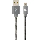 Gembird CC-USB2S-AMMBM-1M-BG USB Kabel USB 2.0 Micro-USB B USB A Grau