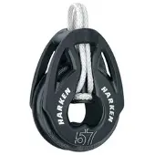 Harken Carbo T2 Loop Pulley 57 Mm Zwart