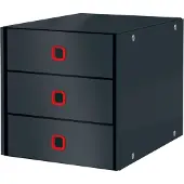 Leitz Opbergdoos A4 - - Click &amp; Store - 3 Lades - Grijs - Cosy