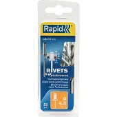 Rapid High Performance Blindklinknagels 4x14mm - Met Boor