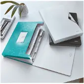 Leitz 4589 WOW projectmap metallic ijsblauw (6 vakken)