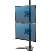 Fellowes Professional Series Vrijstaande Dubbele Stapel Ondersteuning - Zwart - Tot 32 inch