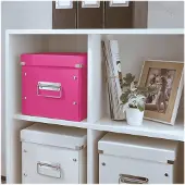 Leitz 6109 cube medium opbergdoos roze