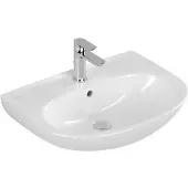 Villeroy & Boch O. Novo Wastafel met kraangat 60x46x13 cm Wit Alpin CeramicPlus