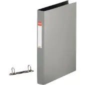 Esselte Ringband Standaard A4 25mm 30% gerecycled PP folie grijs - 5 stuks