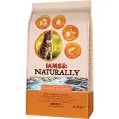 IAMS Naturally Cat Adult North Atlantic zalm & rijst 2,7 kg