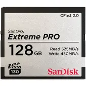 SanDisk CFast Extreme Pro 2.0 128GB, VPG 130, 525MB/Sec