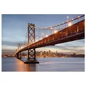 Komar Fotobehang Bay Bridge - Meerkleurig - 2,54m X 368cm