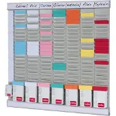 Nobo T-kaart planningset weekplanner (8 panelen, 24 sleuven)