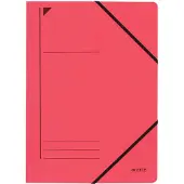 Leitz Elastomap 3980, A4 karton, rood