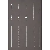 Noch 34240 N Straatmarkering-sjablonen