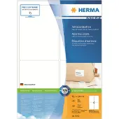 Herma Universele etiketten 4250, permanent klevend, zelfklevend, bedrukbaar, B 99,1 x H 139 mm, FSC papier, wit, 400 stuks/100 vellen