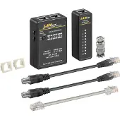 Goobay Netwerkkabel tester - RJ45, RJ11, RJ12, BNC - UTP, FTP, STP - 1 x 9 V-