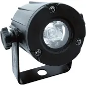 Eurolite LED PST-3 W 6000 K LED-pinspot Aantal LEDs: 1 x 3 W Zwart