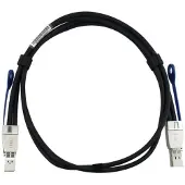 BlueOptics Microsemi Adaptec 2282600-R compatibele BlueLAN MiniSAS kabel 2 meter BL464601N2M30, Zendontvangers, Zwart
